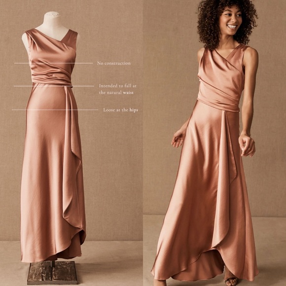 BHLDN Espen Satin Dress 8 - Picture 3 of 16